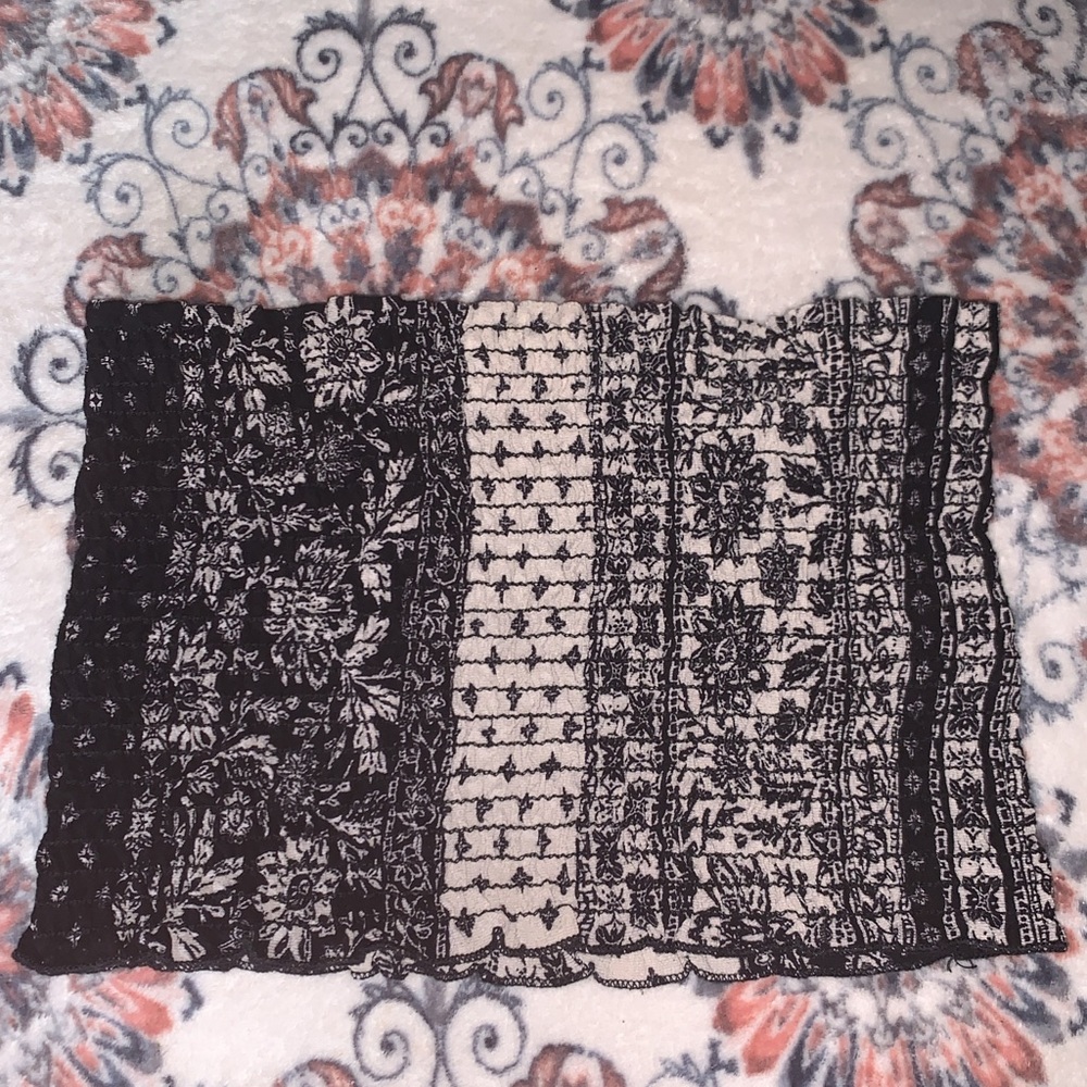 Black & White Tube Top